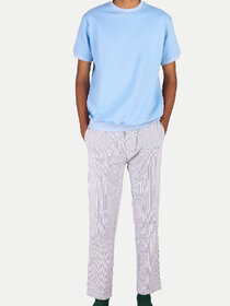 Mens Striped Sleepwear Pant
