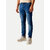 Mens Slim Fit Dark Blue Denim Pants