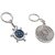 Kd Collections Combo Of Compass Keychain And 50 Yrs Calender Metal Keychain Keyring