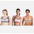 (Pack of 3) Lambency Women Multicolor Non Padded T-shirt Bra