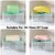 Soap Cleaning Storage Foaming Box Soap Box with Bubbler Transparent Soap Tray Soap Saver Box Case for Bathroom (Multi color)