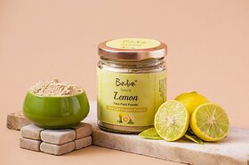 Bindian Natural Lemon Peel Powder For Glowing Skin | No Chemicals, No Preservatives| (100 G)
