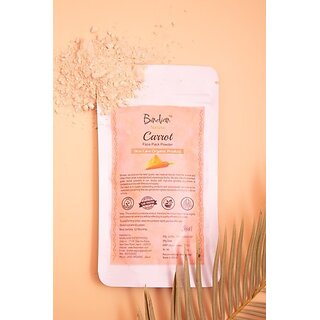 Bindian 100% Pure & Natural Carrot Powder For Face & Skin (50 Grams) (50 G)