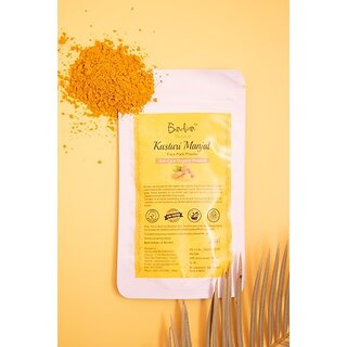 Bindian Natural Kasturi Manjal/Wild Turmeric Powder For Glowing Skin 50 Gram (50 G)