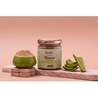Bindian Organic Aloe Vera Powder For Face, Skin & Hair | No Chemicals, No Preservatives| (100 G)