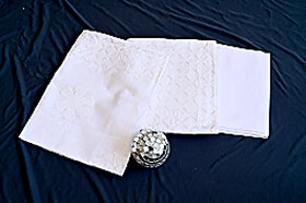 Applique Cotton Dress Material Suit Set