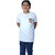 Kid Kupboard Cotton Boys T-Shirt, White, Half-Sleeves, 6-7 Years KIDS6369