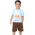 Kid Kupboard Cotton Boys T-Shirt, Light Blue, Half-Sleeves, 5-6 Years KIDS6371