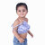 Kid Kupboard Cotton Baby Girls Top, Blue, Sleeveless, 2-3 Years KIDS6378