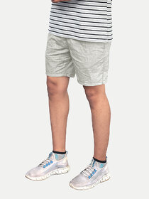 Men Solid White Casual Cotton Shorts
