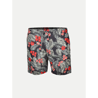 Men Printed Beach wear shorts - Green Colour