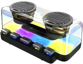 ZEBRONICS Music Bomb 20 15W Output, Portable Wireless Speaker, 36h Backup, TWS, Bluetooth 5.0, FM Radio, AUX, USB, mSD and Mechanical Switches.