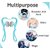 6 Dual Pressure Point Cervical Neck Massager Pinpoint Roller Neck Spine Massage Tool Relaxer Handheld Roller Therapy Nec