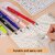 Inkless Pencil Reusable Everlasting Pencil Eraser Colorful Forever Metal Writing Pens Graphite Nib Triangle Golf 2 Pcs