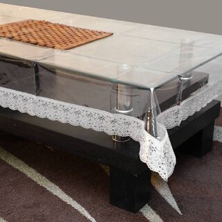Revexo Plastic Transparent Table Cover_124new
