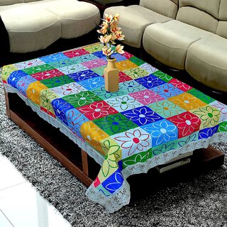 Revexo Polyester Multicolor Table Cover_148new