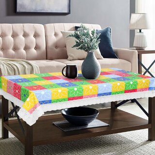 Revexo Polyester Multicolor Table Cover_207new