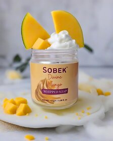 Sobek Naturals Divine mango whipped cream soap 100 g
