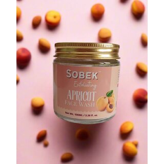 Sobek Naturals Apricot Almond Exfoliating Face Wash (100ml)