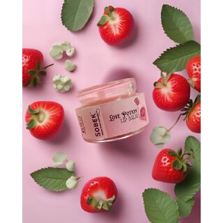 Berry Bliss Sobek Naturals Strawberry Lip Balm butter 15 g