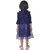 Kid Kupboard Cotton Baby Girls A-Line Frock, Dark Blue, 4-5 Years KIDS6415