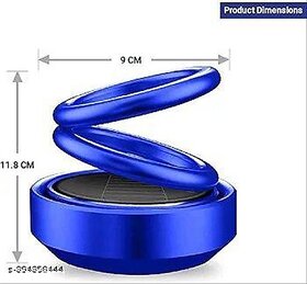 SOLAR CAR PERFUMES AND FRESHENERS DOUBLE RING CRYSTAL AUTO ROTATE CAR PERFUME AIR CAR FRESHENERS