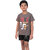 Kid Kupboard Cotton Boys T-Shirt, Grey, Half-Sleeves, 6-7 Years KIDS6418