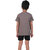 Kid Kupboard Cotton Boys T-Shirt, Grey, Half-Sleeves, 6-7 Years KIDS6418