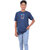 Kid Kupboard Cotton Boys T-Shirt, Blue, Half-Sleeves, 11-12 Years KIDS6419