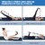 Yoga Straps for Stretching Working Out, Foot & Leg Stretcher Non-Elastic Stretch Bands Equipment with Multi-Loop for Physical Therapy, Pilates, Dance & Gymnastics