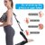 Yoga Straps for Stretching Working Out, Foot & Leg Stretcher Non-Elastic Stretch Bands Equipment with Multi-Loop for Physical Therapy, Pilates, Dance & Gymnastics
