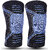 Eastern Club 1 Pair Knee cap Compression Support for Gym Running Cycling Sports Jogging Workout Pain Relief (Material: Nylon & Spandex, Color:Blue, Black)