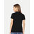Womens Black Polo  T-shirt