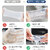 Daily necessities department store kitchen rag dish cloth oil-free printed rag blue and flower crack lazy rag cleaning