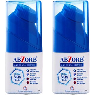 Abzorb Anti Fungal Dusting Powder 50G - Pack Of 2