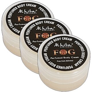 Al Hiba Fog Perfume Body Cream 10g Pack of 3