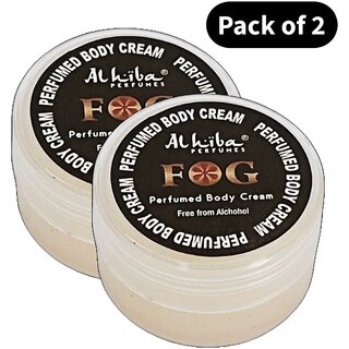 Al Hiba Perfume Body Cream Fog (10gm) (Pack of 2)