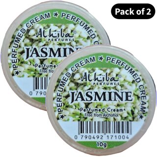 Al Hiba Perfume Body Cream Jasmine (10gm) (Pack of 2)