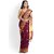 Maroon Colour Paithani Design Silk Saree With Blouse Piece