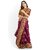Maroon Colour Paithani Design Silk Saree With Blouse Piece