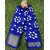 Blue Colour Bandhani Printed Cotton Silk Saree