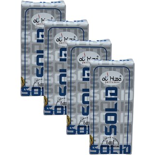 Al Hiza Solid Roll On Perfume 6ml Pack of 4