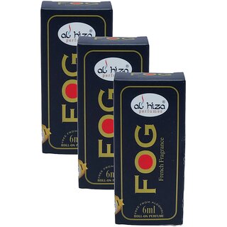 Al Hiza Fog Roll On Perfume 6ml Pack of 3