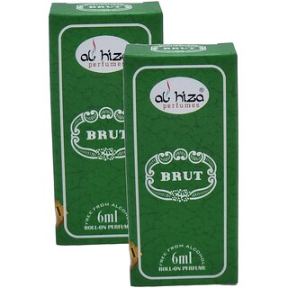 Al Hiza Brut Roll On Perfume 6ml Pack of 2