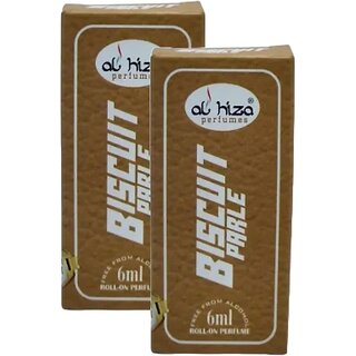 Al Hiza Biscuit Parle Roll On Perfume 6ml Pack of 2