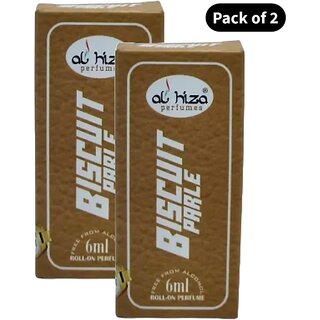 Al Hiza Biscuit Parle Perfume (6ml)(Pack of 2)