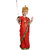 Kaku Fancy Dresses Devi Durga Red Saree For Girls  Ready To Wear Saree  Mythological Godess Costume With Accessories