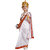 Kaku Fancy Dresses Devi Saraswati White Saree With Jewellery For Girls  Ready To Wear Saree  Costume With Accessories