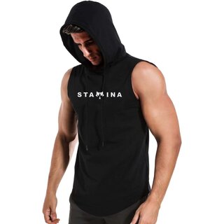 HIT SQUARE Polyster Gym/Sports Hood Cotton Blend T-Shirt for Men (Stamina)