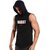 HIT SQUARE Polyster Gym/Sports Hood Cotton Blend Tshirt For Men (Beast)
